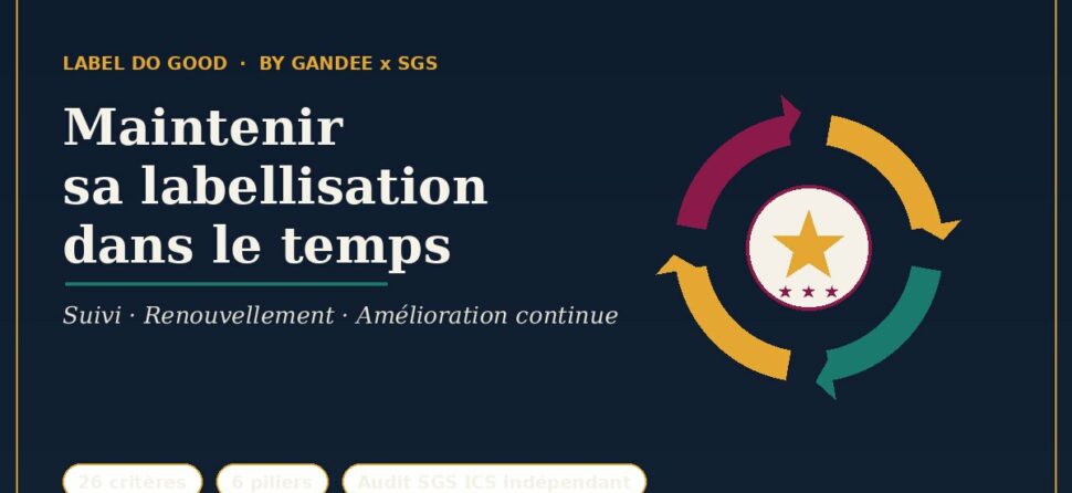 Comment maintenir sa labellisation dans le temps