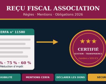 Reçu fiscal association : règles, mentions et obl ...