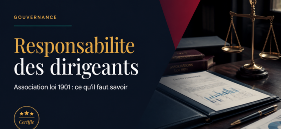 Responsabilité des dirigeants d’association loi 1901 (2026)